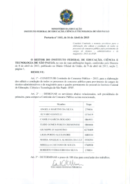 Portaria n&ordm; 1.441, de 16 de abril de 2015