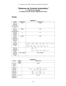 &ldquo;Sistemas de Controle Autom&aacute;tico&rdquo;