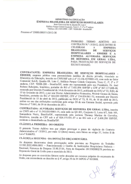 1º Termo Aditivo