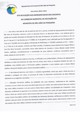 ao conselho municipal de educa&ccedil;&atilde;o do