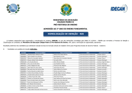 HOMOLOGA&Ccedil;&Atilde;O DE ISEN&Ccedil;&Atilde;O - NIS