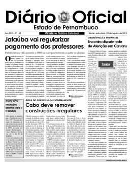 Di&aacute;rio Oficial do Estado