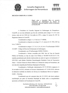 Conselho Regional de Enfermagem de Pernambuco