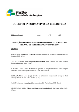 Biblioteca Central Ano II Nº5 2005