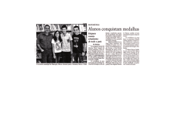 Alunos conquistam medalhas