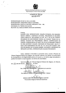 IizÃ/Qã/wlsi - Tribunal Regional Eleitoral de Alagoas