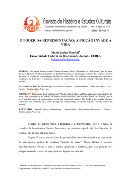 Maria Luiza Martini - F&Ecirc;NIX - Revista de Hist&oacute;ria e Estudos Culturais