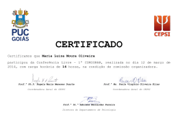 Maria Luiza Moura Oliveira