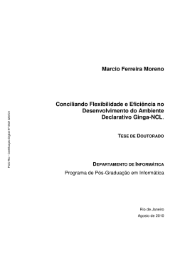 Marcio Ferreira Moreno Conciliando Flexibilidade e Eficiência no