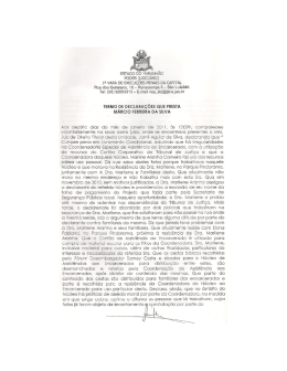 declara&ccedil;&atilde;o marcio ferreira - sindspem-ma