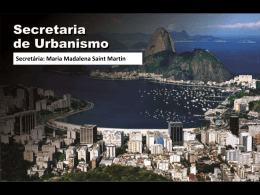 Secret&aacute;ria: Maria Madalena Saint Martin - Sinduscon-Rio
