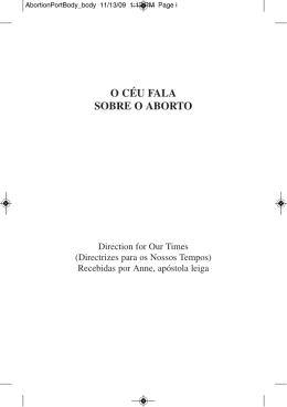 O C&Eacute;U FALA SOBRE O ABORTO