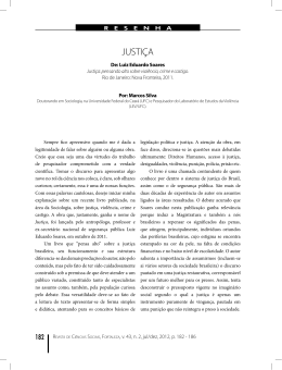 Justi&ccedil;a: pensando alto sobre viol&ecirc;ncia, crime e castigo, de Luiz