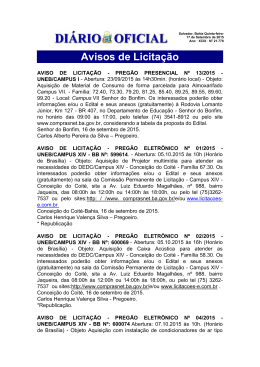 Licita&ccedil;&otilde;es