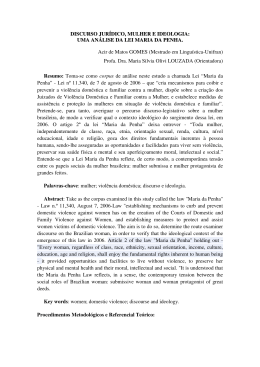 DISCURSO JUR&Iacute;DICO, MULHER E IDEOLOGIA