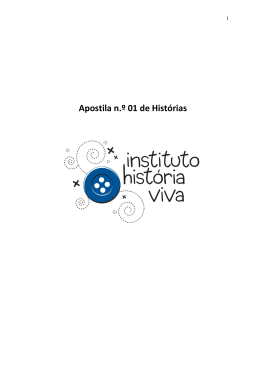 Apostila n.º 01 de Histórias – Instituto História Viva