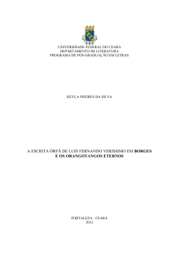 a escrita &oacute;rf&atilde; de luis fernando verissimo em borges e os