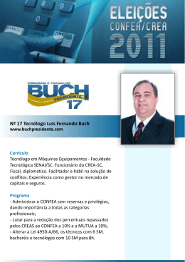 Nº 17 Tecnólogo Luis Fernando Buch - CREA-SC