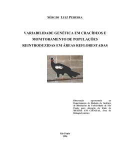 s&eacute;rgio luiz pereira variabilidade gen&eacute;tica em crac&iacute;deos e