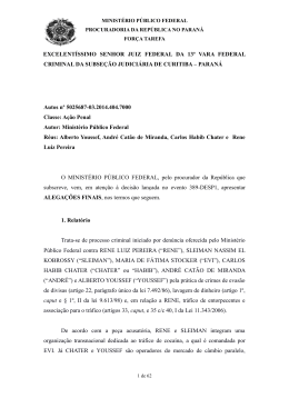 EXCELENT&Iacute;SSIMO SENHOR JUIZ FEDERAL DA 13&ordf;