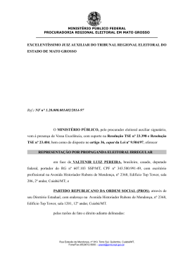 Propaganda Irregular Valtenir Luiz Pereira