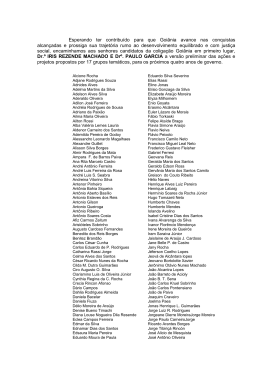 Esperando ter contribu&iacute;do para que Goi&acirc;nia avance nas