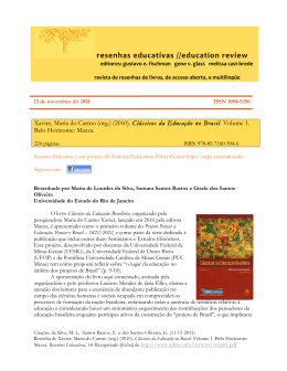 resenhas educativas //education review