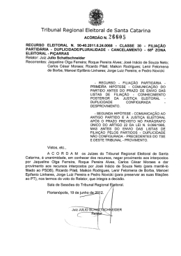 Scanned Document - Tribunal Regional Eleitoral de Santa Catarina