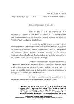 CORREGEDORIA-GERAL - Ministério Público do Paraná