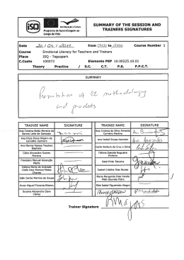 ` SUMMARY OF THE SESSION AND