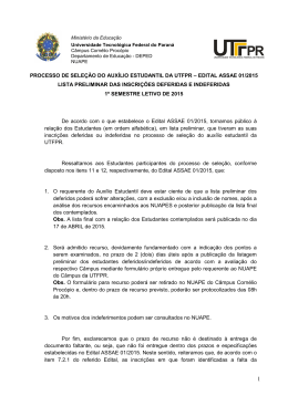 resultado preliminar