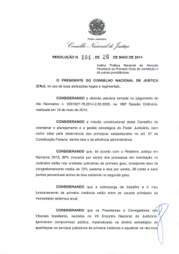 RESOLU&Ccedil;&Atilde;O N. 1 94 , DE 2.6- DE MAIO DE 2014