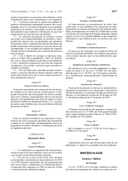 Portaria n.&ordm; 96/2014