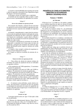 Portaria n.&ordm; 103/2014 - Instituto do Desporto de Portugal