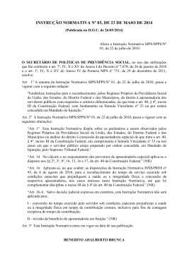Instrução Normativa Conjunta n° 03, de 23/05/2014