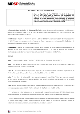 Ato nº 094/2014 - Ministério Público