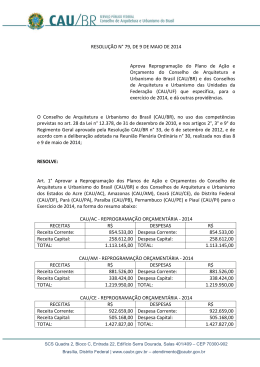 RESOLUÇÃO N° 79, DE 9 DE MAIO DE 2014 Aprova