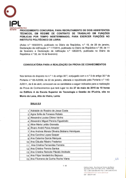 IPL - Instituto Polit&eacute;cnico de Leiria