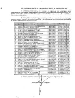 41/2013 - Ministério dos Transportes