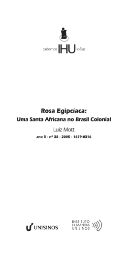 Rosa Egipc&iacute;aca: - Santo Antonio de Categer&oacute;