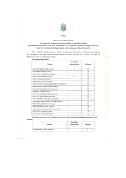 Prova de Conhecimentos de Assistente Operacional