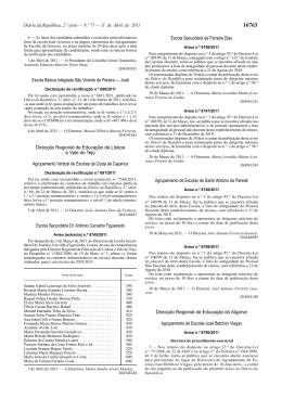 Di&aacute;rio da Rep&uacute;blica, 2.&ordf; s&eacute;rie &mdash; N.&ordm; 71 &mdash; 11 de Abril de 2011