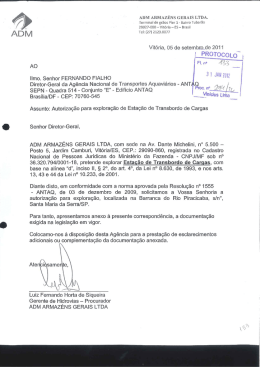 ADM ARMAZ&Eacute;NS GERAIS LTDA.
