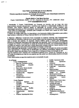 SANCHES, T. M. Guia pr&aacute;tico de identifica&ccedil;&atilde;o da