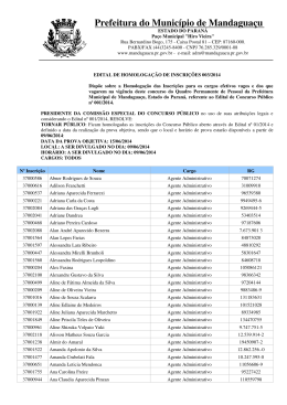 Prefeitura do Munic&iacute;pio de Mandagua&ccedil;u