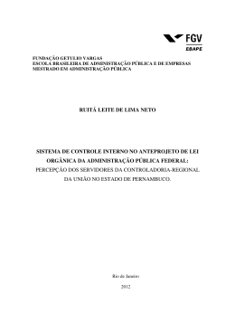 ruitá leite de lima neto sistema de controle interno no anteprojeto de