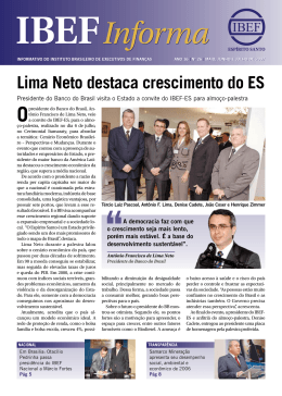 Lima Neto destaca crescimento do ES