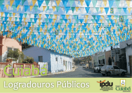 Logradouros Públicos - Prefeitura de Cuiabá