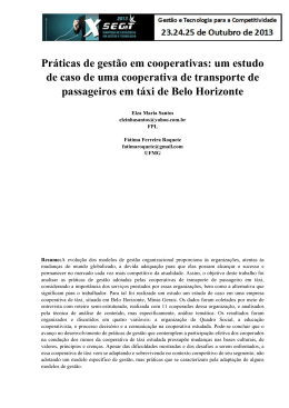 Pr&aacute;ticas de gest&atilde;o em cooperativas: um estudo de caso de