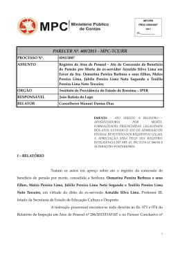 MPC - Ministério Público de Contas | Roraima